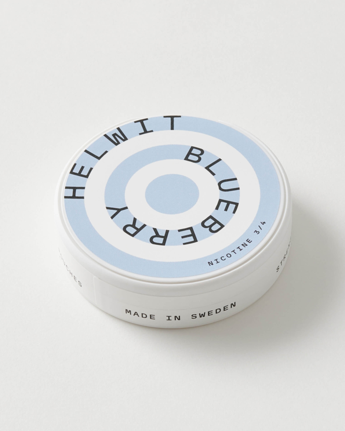 helwit blueberry nicotine pouch 